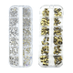 thumbnail image 1 of Diamantes de imitación de cristal, piedras 3D con parte trasera plana para manualidades de decoración de uñas, 1 of 5