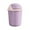 Purple, variant on Mini Waste Can with Removable Swing-Top Lid - Small Garbage Bin for Kitchen, Bathroom, Bedroom, Office - Compact Trash Can Fit Under Tables & Counters