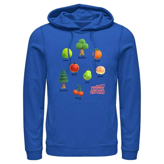 Men's Nintendo Animal Crossing New Horizons Fruit & Trees Pull Over Hoodie
