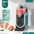 thumbnail image 2 of Slushie Machine for Home, No Ice Needed Margarita Machine & Slushy Machine, 5 Preset, Rapid Freezing, Self-Cleaning, 66oz Slushie Maker for Frappes, Spiked Slush, Ice Cream, Dark Green, 2 of 9