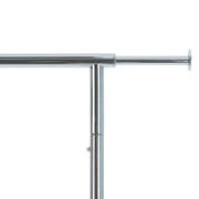 Better Homes & Gardens Heavy Duty Garment Drying Clothes Rack - Adjustable Height, Folding, Rolling, Metal, Silver - Closet Organization