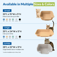 thumbnail image 7 of KittyGoHere Senior Cat Litter Box, Large, Beige (1 Pack), 7 of 7