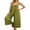 08 Army Green, variant on Cueply Women's Overalls Jumpsuits Casual Loose Adjustable Straps Wide Leg Long Pant with Pockets