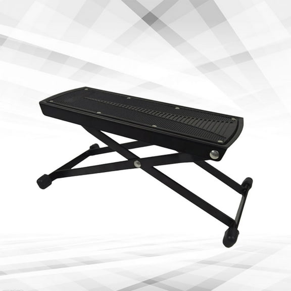 FRCOLOR Professional Guitar Pedal Thickened 6-gear Adjustable Footstool Non Guitar Accessories
