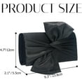 thumbnail image 2 of Kwuty Satin Evening Bag Bow Flap Clutch Purse for Women,Elegant Clutch Handbag for Formal/Party/Prom/Wedding, 2 of 6