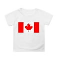 thumbnail image 1 of Chandails pour Filles Drapeau du Canada Feuille d'Érable Imprimée Enfants Garçons et Filles Été T-Shirt à Manches Courtes Décontracté Col Rond T-Shirt Basique T-Shirts à Manches Courtes Garçon Blanc 6 Ans-7 Ans, 1 of 4