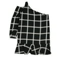 thumbnail image 2 of Bar Iii Womens Grid One Shoulder Dress, 2 of 2