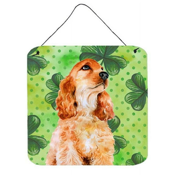 Cocker Spaniel St Patricks Wall or Door Hanging Prints
