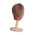 thumbnail image 2 of TOOYFUL Hat Display Holder Mannequin Head Portable Beauty Displaying Sturdy Lifelike with Base Hat Storage Rack Head Model Hat Holder wood base, 2 of 10