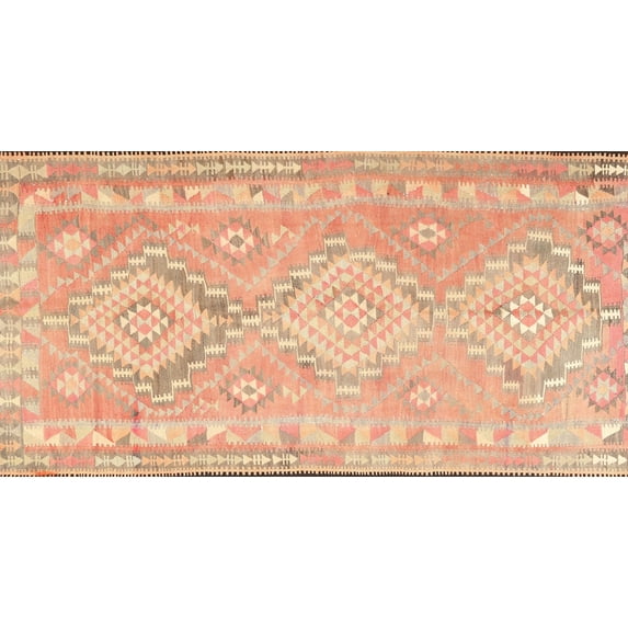 Ahgly Company Machine Washable Indoor Rectangle Contemporary Mango Orange Area Rugs, 2' x 3'