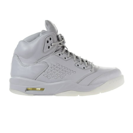 Air Jordan 5 Retro Premium Men's Shoes Pure Platinum/Metallic Gold 881432-003 (8.5 D(M) US)