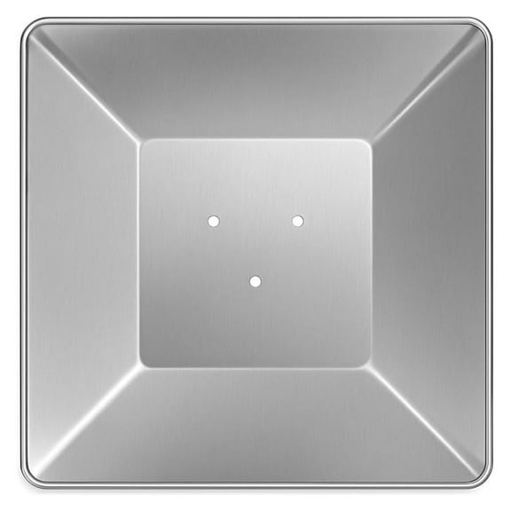 Aluminum Patio Heater Reflector Shield (Square), 4 Sided Outdoor Heater Replacement Parts w/3 Pre-Drilled Holes, Propane Glass Tube Patio Heater Parts for BFC GSH BFH HLDS001(18.5”x 18.5”)