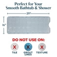 thumbnail image 2 of Tapete antideslizante para bañera SlipX Solutions Power Grip 99 x 41 cm gris, 2 of 7