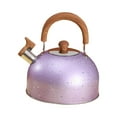 thumbnail image 1 of Hervidor de té de 3L para estufa, silbato, ollas elegantes de acero inoxidable de ebullición rápida para Violeta, 1 of 6