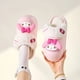 thumbnail image 3 of Sanrio Hello Kitty - Zapatillas de algodón de invierno para niña, diseño de anime Kuromi Cinnamoroll, Kawaii, impermeables, antideslizantes, para interior, 3 of 5