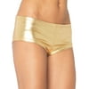Gold Lame Sexy Women's Booty Shorts