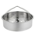 thumbnail image 1 of TAILTOSS 1Pc Round Stainless Steel Steaming Rack for Rice Cookers with Even Heat Distribution, 1 of 5