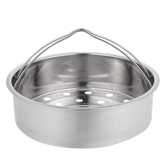 TAILTOSS 1Pc Round Stainless Steel Steaming Rack for Rice Cookers with Even Heat Distribution