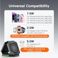 thumbnail image 3 of MURPISO Estación de carga 3 en 1 para Apple, cargador magnético plegable para viajes, cargador inalámbrico para iPhone 16/15/14/13/12/Pro/Max/Mini, AirPods Wireless/Pro, iWatch Ultra/SE/10/9/8/7/6/5/4, 3 of 5