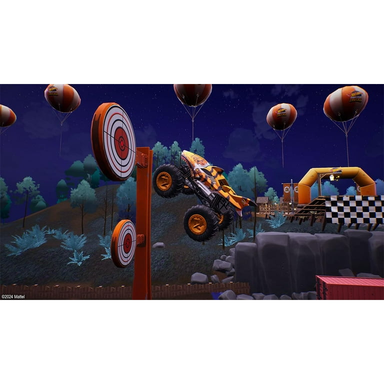 Free Shipping! GameMill Hot Wheels Monster Trucks Stunt Mayhem