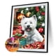 thumbnail image 3 of Cuadros Decorativos Kit de dibujo de diamante de imitación de cachorro de Navidad de forma redonda de taladro completo DIY 5D JShteea Nuevos Originales, 3 of 9
