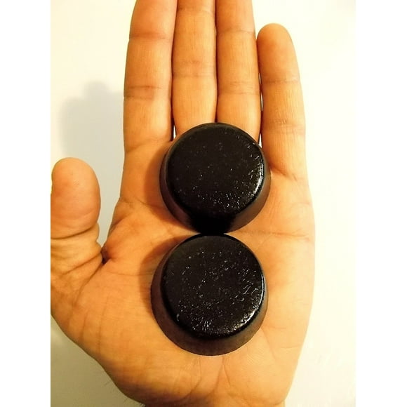 2 Small Black Sun Orgonite Tower Buster - EMF Protection, Chakra Healing, Powerful Crystal Orgone Energy Accumulator (2 Mini TB Puck)