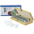 thumbnail image 4 of AmScope 40X-1000X Portable Student Compound LED Microscope Kit with Book, Prepared & Blank Slides, 4 of 9