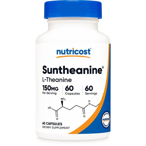 Nutricost Suntheanine (150mg) 60 Capsules - L-Theanine, Vegan, GMO-Free