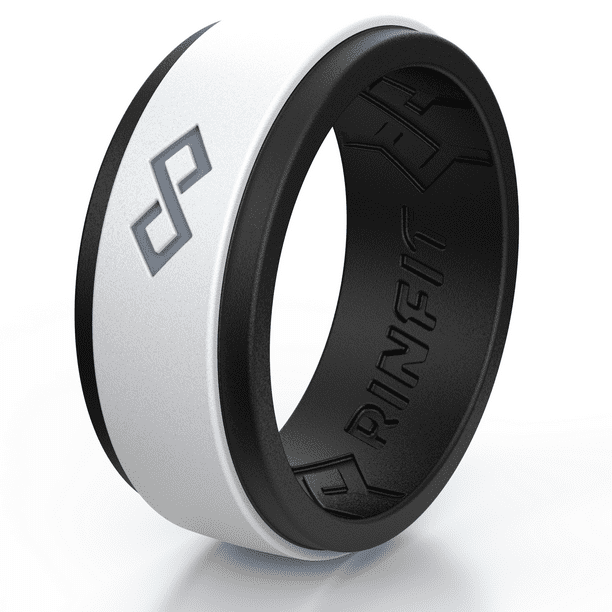 Rinfit Breathable Silicone Wedding Ring for Men Rinfit