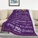 thumbnail image 2 of LHSHID 65th Birthday Gifts for Men Blanket 65 Birthday Gifts for Dad or Grandpa Birthday Gifts for Men 65 Year Old Birthday Gifts Men Cozy & Soft Flannel Throw Blanket 30x40in, 2 of 6
