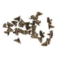 30pcs Jewelry Box Corners Antique Bronze Clear Engraving Decorative Box