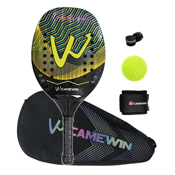 Pala de pádel CAMEWIN de fibra de carbono 18k 360g + 10g