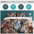 thumbnail image 5 of Jj maybank Hidden Zipper System Comfort Texture Lightweight Durable Duvet Cover Sets for Modern Rooms, 5 of 5