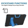thumbnail image 4 of FIEWESEY Shockproof Rugged Case for Facetel Q3 Pro/TOSCIDO P20/P101/TOPELOTEK MID1001S/VUCATIMES N20/DUODUOGO/Vankyo Matrixpad S20/Hyundai Hytab Plus 10WB2 10"+Screen Protector (Black/Blue, 1 Pack), 4 of 7