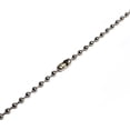 thumbnail image 2 of Beaded Pull Chain Extension with Connector for Ceiling Fan or Light (2pc in One Package) 10 Feet Beaded Roller Chain with 12 Matching Connectors Each (3.2mm Diameter, Silver), 2 of 7