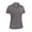 Gray, variant on Monterey Club Women's Melange Jersey Performance Sport Golf Polo Shirt #2362