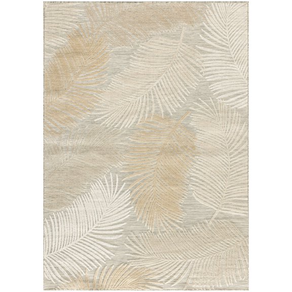 Nourison Suncoast 5'3" x 7'3" Grey Tropical Rug