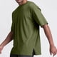 thumbnail image 1 of pstuiky camisetas de hombre, Blusa holgada de manga corta con cuello alto y color liso para hombre ropa de hombre s, 1 of 9