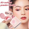 thumbnail image 2 of Coussin d'Air Hydratant en Poudre Blush Boue avec Puff Crème Blush Douce R8s9, 2 of 7