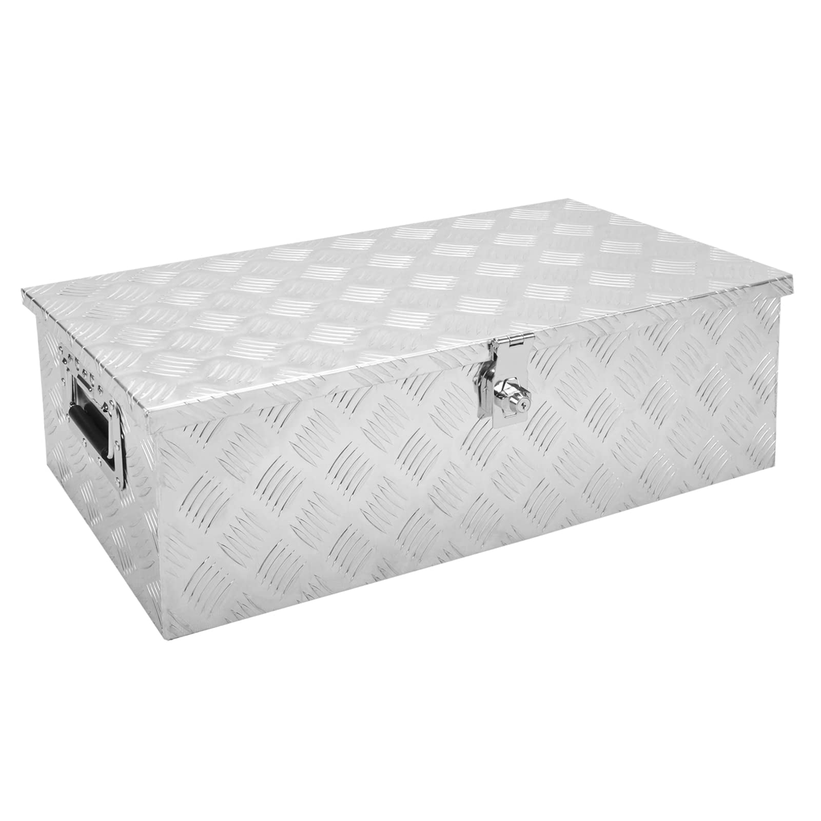 BATONECO Durable Tool Boxes and Organizers, Aluminum Silver, 30" x 13" x 10"