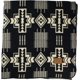 thumbnail image 1 of Manta Inca Azteca Queen King | Estilo boho navajo del suroeste de la India | Funda Nativa para Sofá Cama de Camping Vanlife | Imitación de alpaca ligera hipoalergénica (Rey negro obsidiana), 1 of 1
