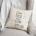 thumbnail image 3 of Creative Products Love Crisp Autumn 18 x 18 Spun Poly Pillow, 3 of 3