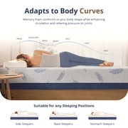 Arctus Cal King Size Mattress in a Box 12" Cooling Gel Memory Foam Mattress Medium Firm, Removable… — $359.99 (26% off)