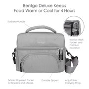 bentgo Deluxe Insulated Lunch Bag Gray (BGOBG2-Y)
