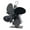 Black, variant on Fan for Wood Stove Powered by Heat Stove Fan Wood Stove Fans Fireplace Fan Heat Powered Fan with 4 Blade Wood Stove Fan Heat Powered Fireplace Fan Heat Powered Heat Powered Stove Fan