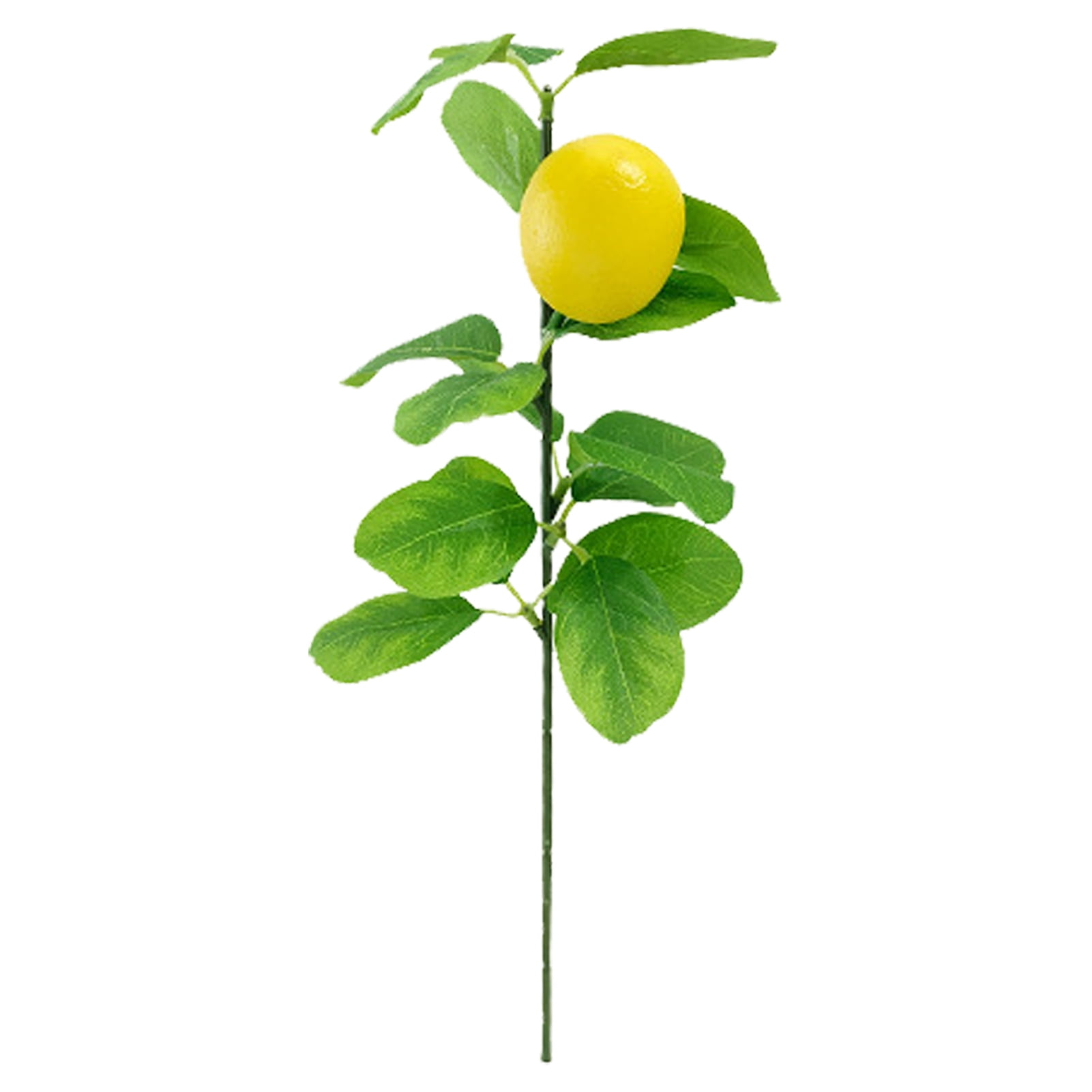 Sijiali 2Pcs Simulated Lemon Branch High Simulation Decorative Vivid