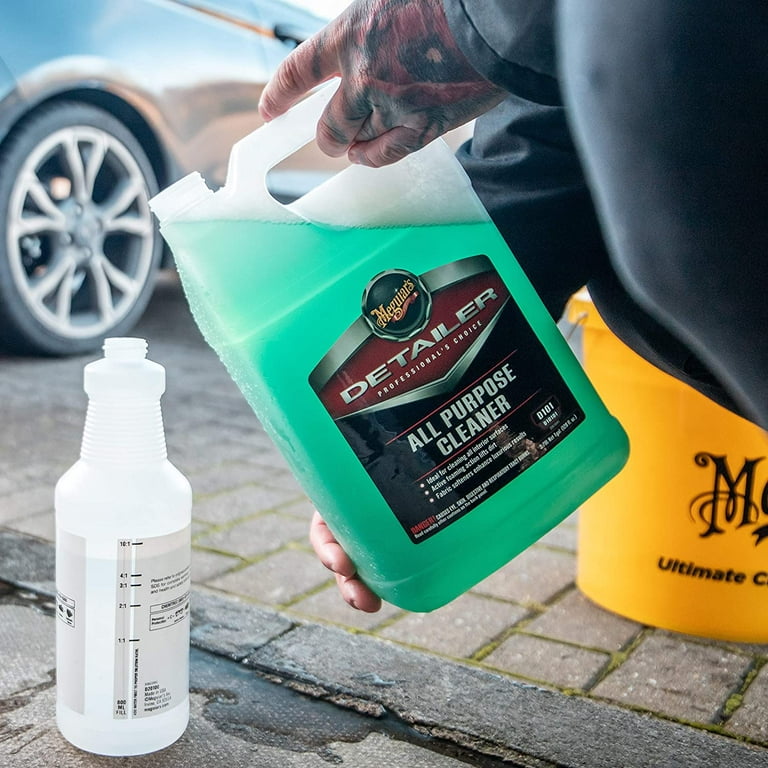 Meguiars Glass Cleaner Concentrate, 1 Gallon, dilutes to make an excellent  auto glass cleaner. Meguiars Concentrated Car Glass Cleaner is great for