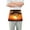 Acacia Tree and Sunset, variant on Cartoon Bees and Flowers Server Apron with 3 Pockets Waterproof Waitress Waist Short Apron for Man Woman 12 Inches