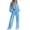 Outfits Sets - Sky Blue, variant on Maqroz Womens Two Piece Lounge Sets Cropped Long Sleeve Crewneck Sweatshirts Wide Leg Sweatpants Casual Matching Tracksuits Trendy Athletic Outfits
