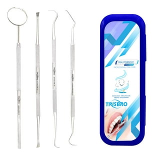 SENLMLER Professional Dental Pick Tools Kit, Teeth Cleaning Calculus  Remover Tool for Dentist, Personal Using, Pets Oral Care Set with Dental  Mirror